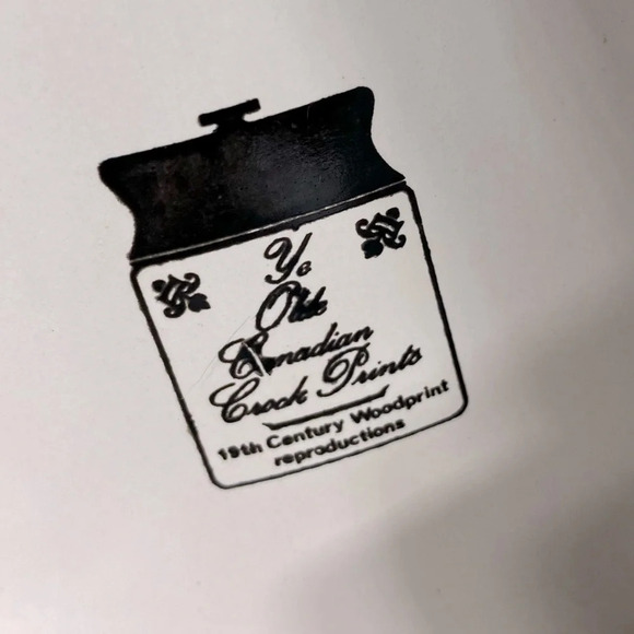 Vintage Ye Old Canadian Crockery Ceramic Abenakis Kitchen Crock Flour Canister - Picture 2 of 15